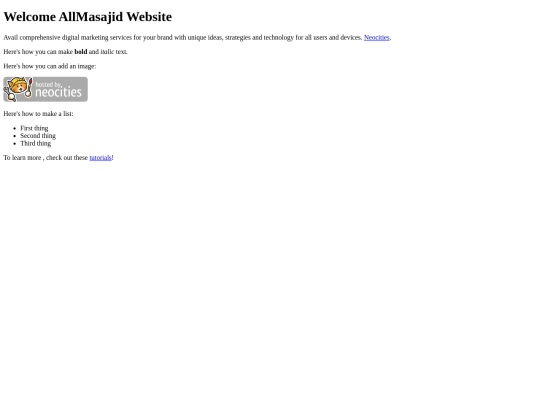 index screenshot