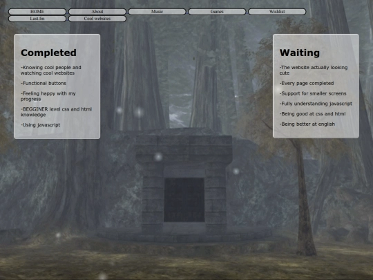 Wishlist screenshot