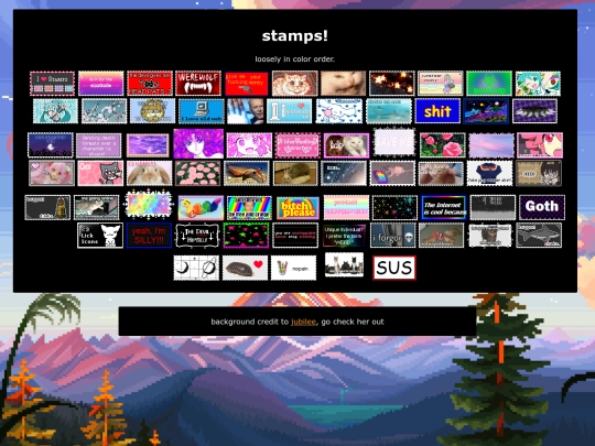 stamps screenshot