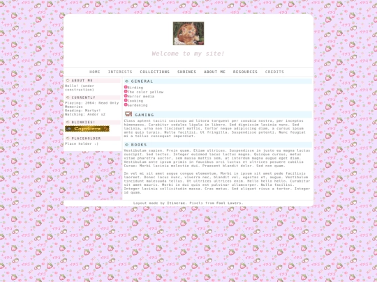 interests screenshot