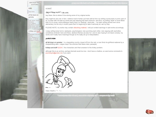 writing screenshot