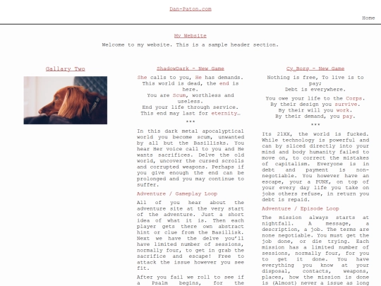 index screenshot