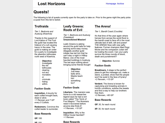 quests screenshot