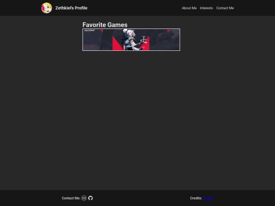 interests screenshot