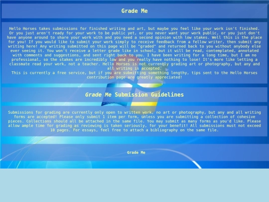 Grademe screenshot