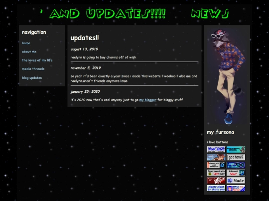 updates screenshot