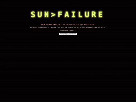 systems/weather/sun_failure_report screenshot