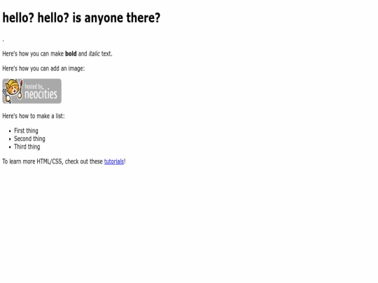 index screenshot