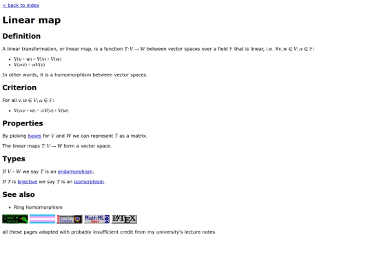 notes/maths/algebra/vector-space/homomorphism screenshot