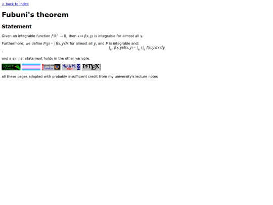 notes/maths/integration/fubini-theorem screenshot