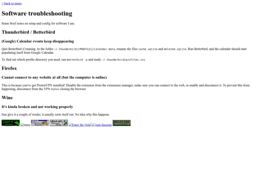 notes/troubleshooting screenshot