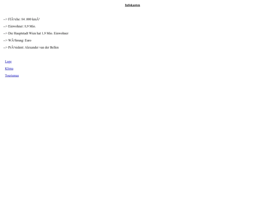 Infokasten screenshot