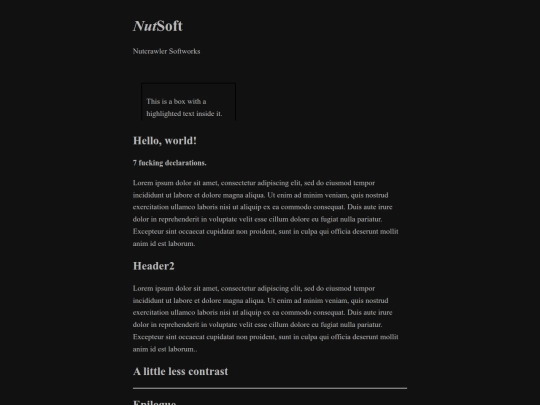 style screenshot