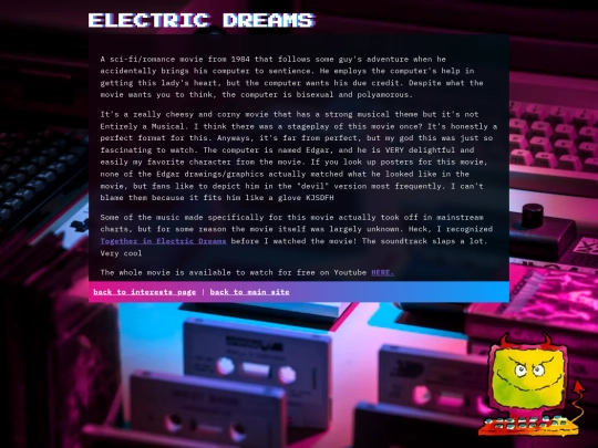 interests/ed screenshot