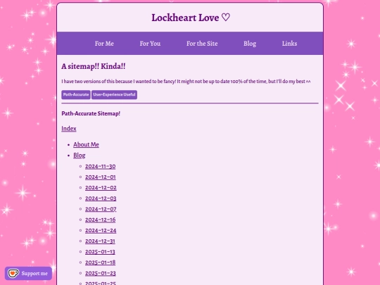 sitemap screenshot