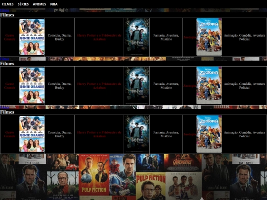 Filmes screenshot