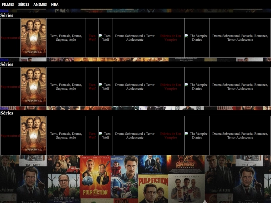 Séries screenshot