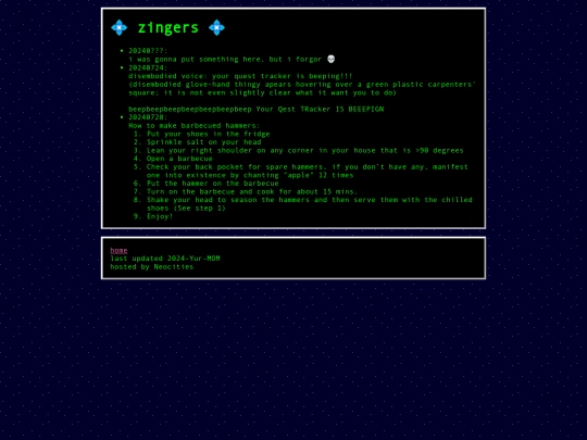 buky/zingers screenshot