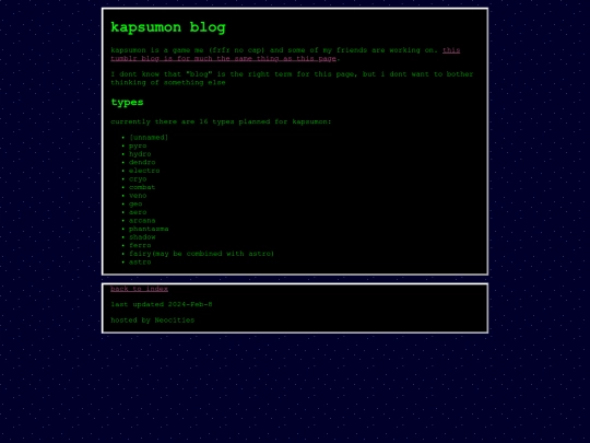 kapsu/blog screenshot