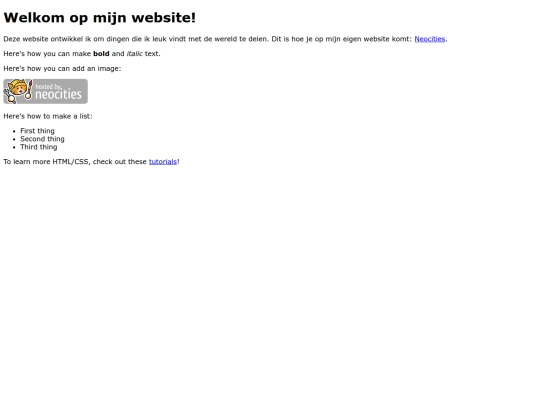 index screenshot
