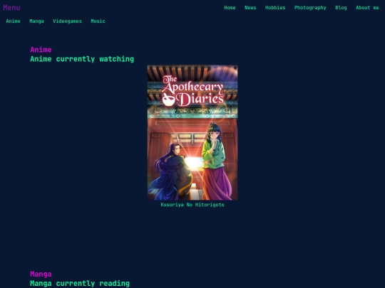 hobbies screenshot