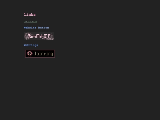 links screenshot