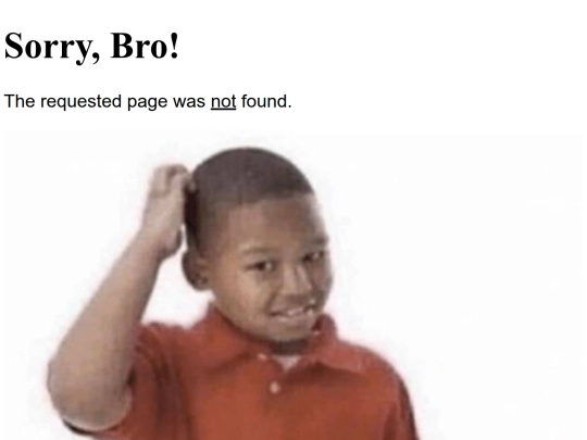 not_found screenshot