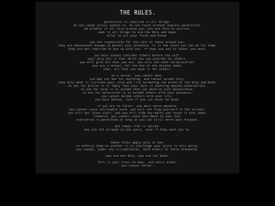 rules screenshot