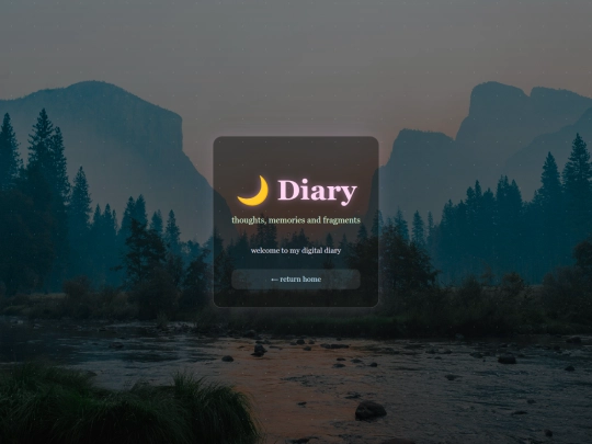 diary screenshot
