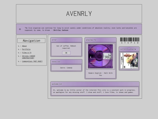 index screenshot
