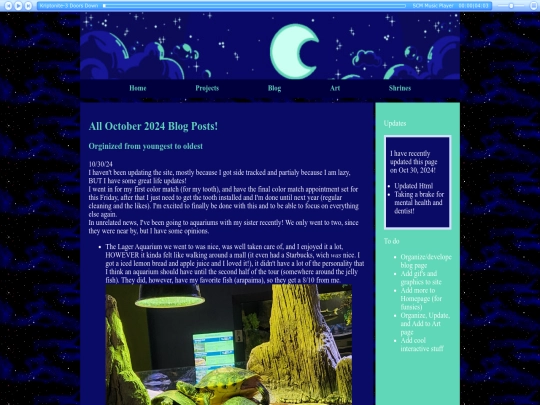 Blog-October screenshot