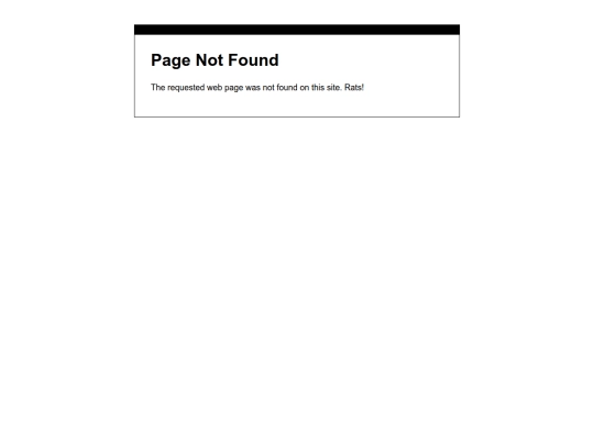 not_found screenshot