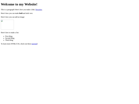 index screenshot