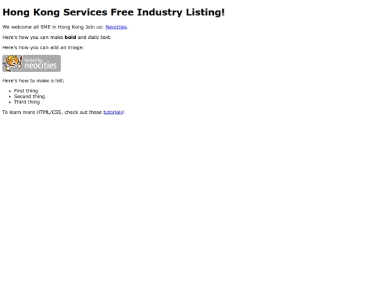 index screenshot