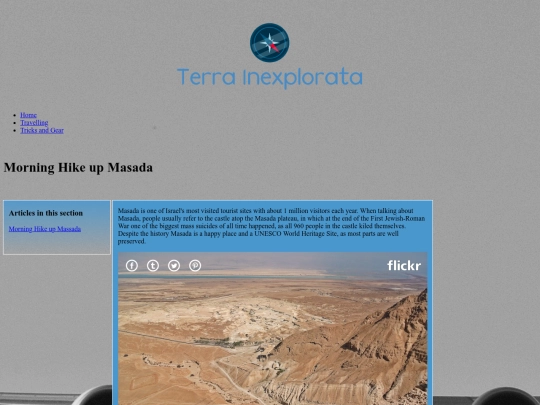 Articles/Morning-hike-Masada screenshot