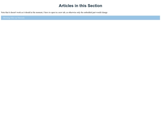 Articles/articlesinthissection screenshot