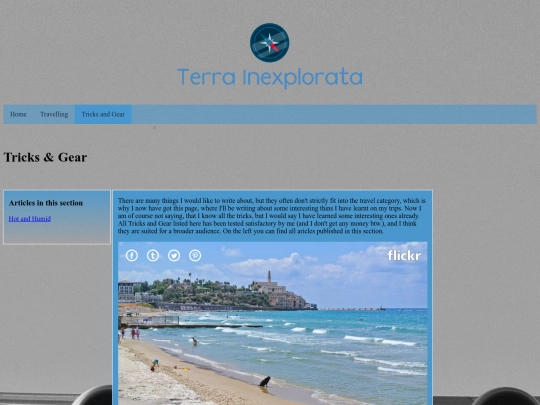 Articles/tips screenshot