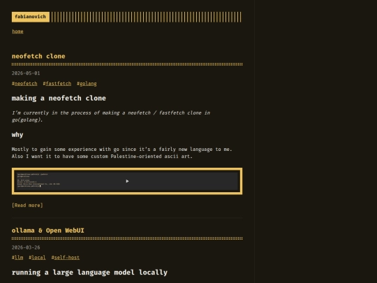 blog/posts screenshot