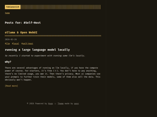 blog/tags/self-host screenshot