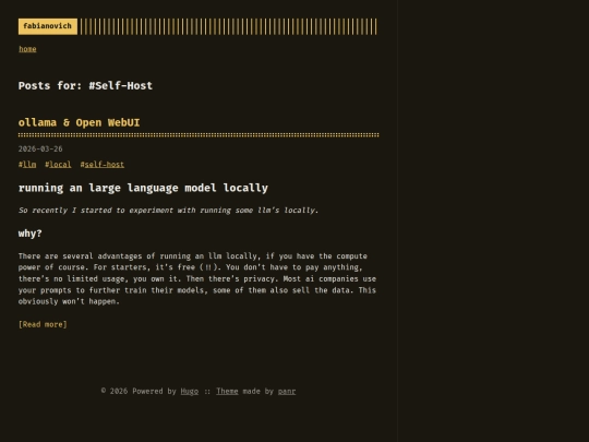 blog/tags/self-host/page/1 screenshot