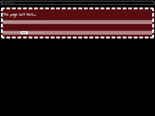 not_found screenshot