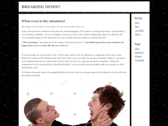 news/article1 screenshot