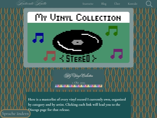 de/blog/my-vinyls screenshot