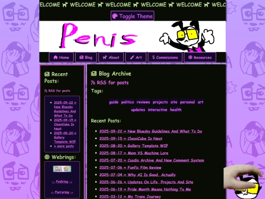 archive screenshot