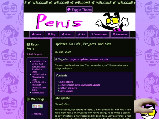 posts/2025-06-26-Updates-On-Life-Projects-And-Site screenshot