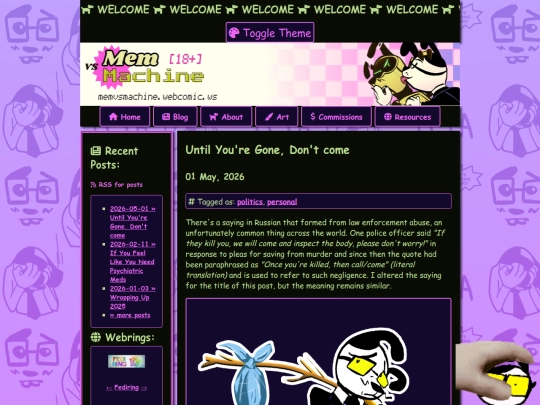 posts/2026-05-01-Until-Youre-Gone-Dont-Come screenshot