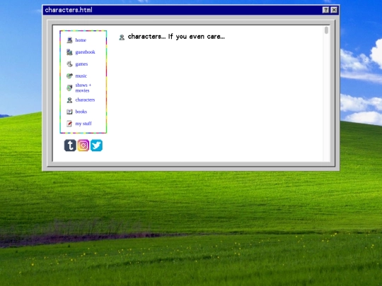 characters screenshot
