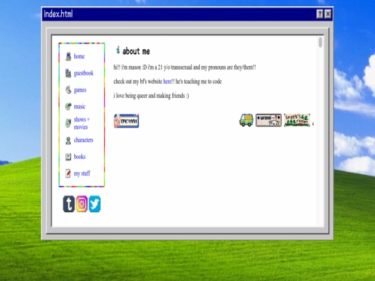 index screenshot