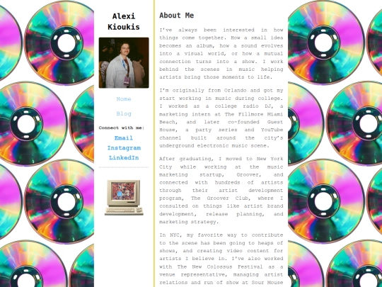bio screenshot