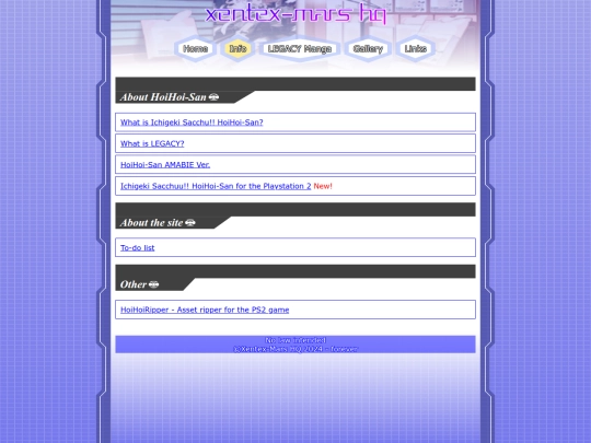 info screenshot